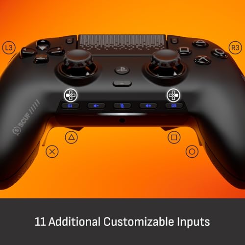 Image of SCUF OMEGA PS5 Wireless Performance Controller - Officially Licensed, 11 Custom Inputs, Instant Triggers, Low Latency, TMR Durable Thumbsticks - Windows PC Compatible - Black