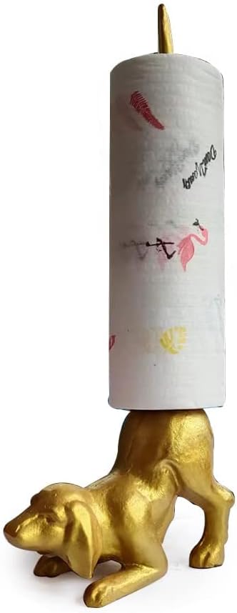 Toilet Paper Tissue Roll Holder,Cast Iron Kitchen Dispenser Roll Holder Stand Bathroom Toilet Paper Roller Holder