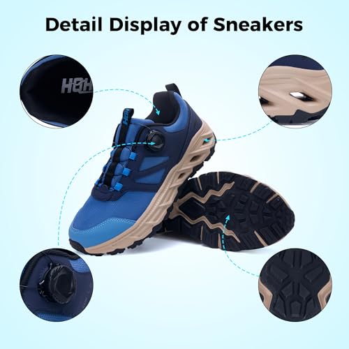 Image of Wide Walking Shoes for Men Arch Support Plantar Fasciitis Tennis Sneakers Non Slip Casual Athletic Running Shoes