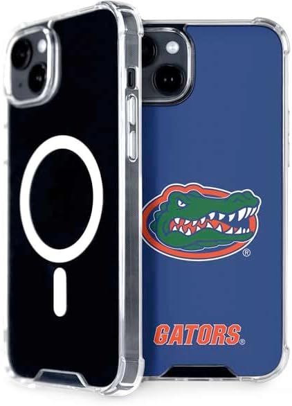 Skinit Phone Case Compatible with MagSafe iPhone 14 - Officially Licensed University of Florida Gators Mascot Blue Design