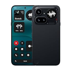 Nothing Phone (4a) Pro - 50MP Triple-Kamera, bis 140x Ultra-Zoom, Metall-Unibody Smartphone, Langer Akku, 50W Schnellladen, 144Hz AMOLED, Glyph Bar, 12GB+256GB - Schwarz