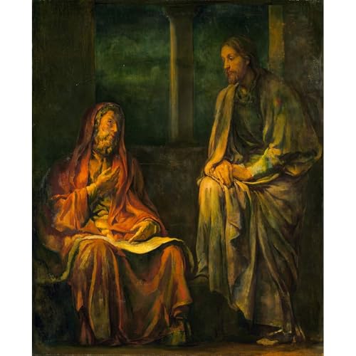 ArtDirect Visit of Nicodemus to Christ 1880 Unframed Art Print