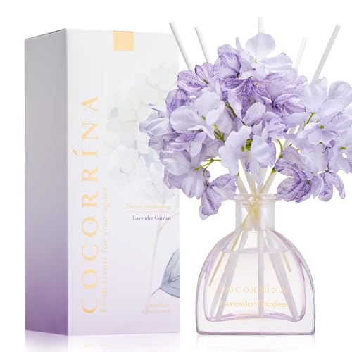 COCORRÍNA Reed Diffuser - Lavender Garden 8.5 Fl.oz Reed Diffuser