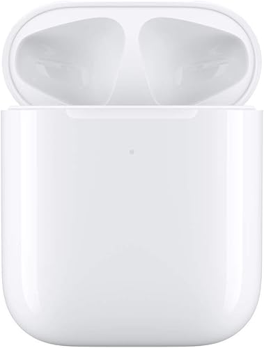 Apple - Funda de carga inalámbrica para Airpods (modelo más caduco), color blanco