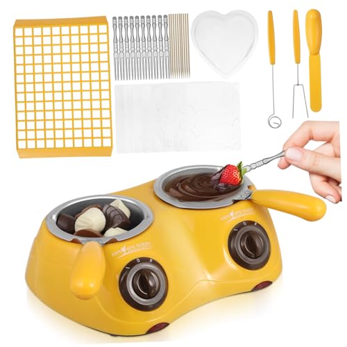 VINTORKY Chocolate Melting Machine Electric Versatile Diy Molds Accessories Quick Heat Safe to Use for Baking