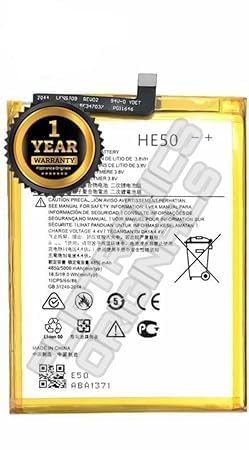 Image of HE50 Battery for Motorola E4 Plus / XT1770 XT1773 XT1771 XT1775 XT1924-3 T1770 Battery with 1 Year Warranty****(X307)