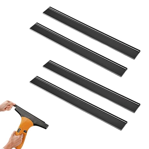 4PCS Replacement Rubber Lips for Karcher Window Vac Blades Glass Cleaner Replacement Lips 280MM Window Squeegee Window Cleaning Squeegee Compatible with WV1 WV2 WV5 WV50 WV55 WV60 WV75