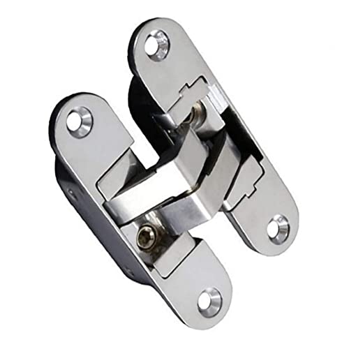 Cerniera per porta invisibile Cerniera pieghevole a croce in lega di zinco nascosta aperta a sinistra 9, 5x2, 3 cm