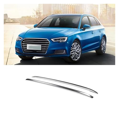 Portaequipajes coche barras techo plateadas para Audi A3 8V Hatchback Sportback 3