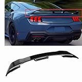 ZZDSNJ Glossy Black Trunk Wing Spoiler Rear Wing Compatible with 2024-2026 Ford Mustang GT Performance Style Rear Lid Wing Spoiler