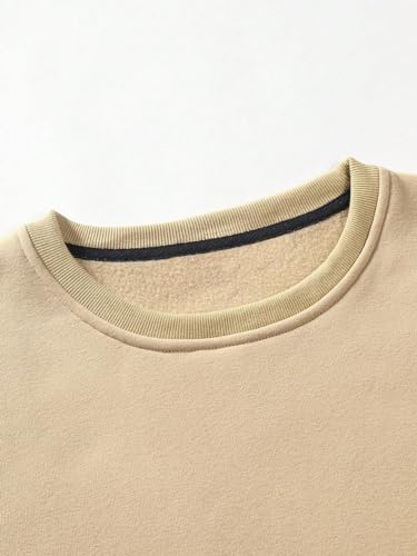 WDIRARA Men's 2 Pack Bear Print Pullovers Black and White Sweatshirt Round Neck Casual Long Sleeve Sweatshirts3