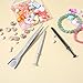 Mabor 3Pcs Piercing Grabber Tool Holder Set, Jeweler's Pick Up Sprinkle Pen Jewelry Tweezers 4 Claw Piercing Ball with Prongs Diamond Claw Precision for Tiny Objects IC Chip