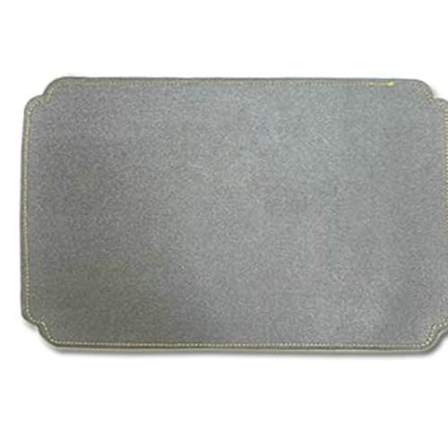 Set de table en cuir PU premium Beydodo napperon rectangulaire gris - 2