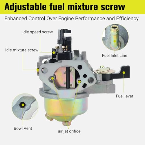 Butom RU11-34569 Gx390 Carburetor For Honda Gx340 13 Hp 13Hp 11Hp Gx 390 Engine Replace 16100-Zf6-V01 thumb #7