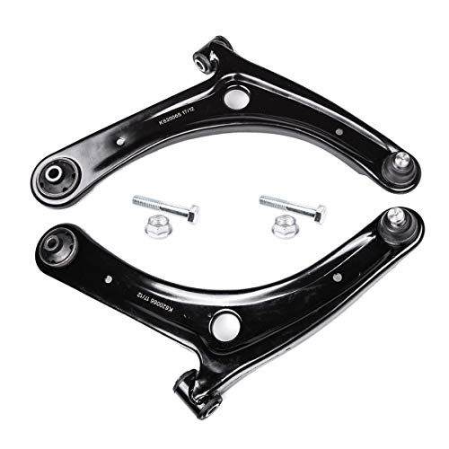 AUQDD 2PC K620065 + K620066 Front Lower Control Arm and Ball Joint Assembly Compatible With Dodge Caliber Jeep Patriot Compass 521-108 521-109 Professional Suspension (Left and Right)