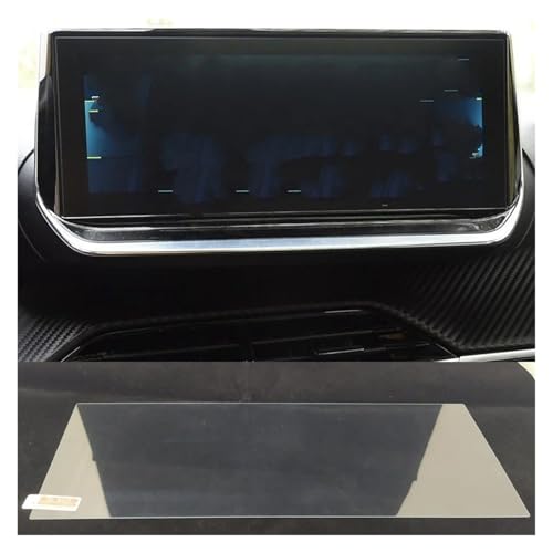 Verre trempé premium Peugeot e-2008 protection écran 7 pouces haut de gamme 2024