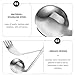Happyyami 2sets Curved Fork and Angled Spoon for Elderly Care Left-Handed Adaptive Tableware Comfortable Elbow Handles Easy Use Utensils for Self-Feeding Patients
