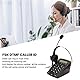 Callcenter-Telefon mit Headset, Schnurgebundenes Headset-Telefon mit Wähltasten FSK DTMF-Anrufer-ID Festnetz für Callcenter-Büro zu Hause