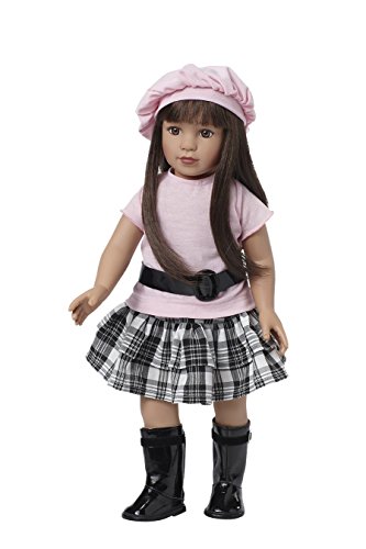 Starpath African American Girl Doll – Premium 18' Vinyl Toy, Fits American Girl Doll Clothes
