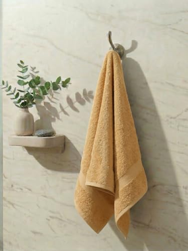 Image of Monte Carlo Essential 100% Cotton Small Bath Towel | 340 GSM Ultra Lightweight & Quick Dry | Soft Absorbent Compact Towel 60x120 cm | Bathroom Towel for Gym, Travel & Daily Use (Soho) | Chestnut