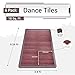 Artan Balance Dance Floor Tiles, 3.5x5.25 ft - 6 Interlocking Dance Floor Tiles for Ballet, Tap, Jazz, and Irish Dance | Portable Dance Floor Tiles for Indoor Dance Flooring – Mahogany