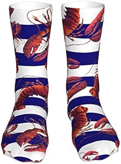 883 Compression Socks Crayfish Crew Socks Non Slip Calf Socks Comfort Athletic Socks For Jogging Walking Hiking 40cm