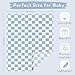 Yurhap Checkered Baby Blanket Fleece Baby Blankets for Boys, Ultra Soft Cozy Fluffy Infant Toddler Newborn Receiving Blankets for Crib Stroller, 30''x40'', Blue
