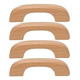 Poignées de meubles de rangement – ​​fabriquées en hêtre robuste et durable, sûres et délicates, résistantes à la déformation et aux dommages