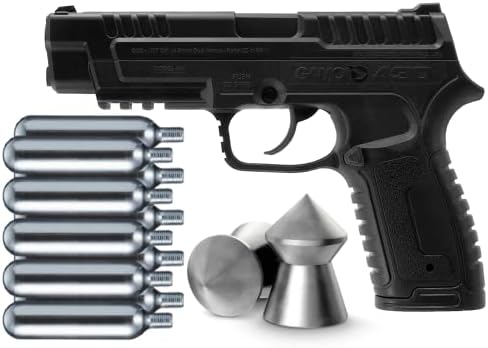 ArmyBoy Kit for Gamo P-430 - Dual Ammo .177 Cal BB & Pellet Pistol CO2 Semi-Auto │13 Rd Magazine - Pellet Gun Air Gun Pistol Kit │Includes - BB Gun Air Pistol & Pellets/BBS - 495 FPS