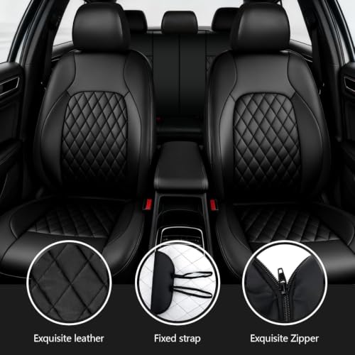Housses de siège pour Nissan Juke en polyuréthane perforé et respirant - 3