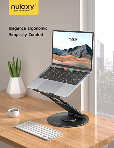 Nulaxy LS-18 Rotating Adjustable Laptop Stand — view 7