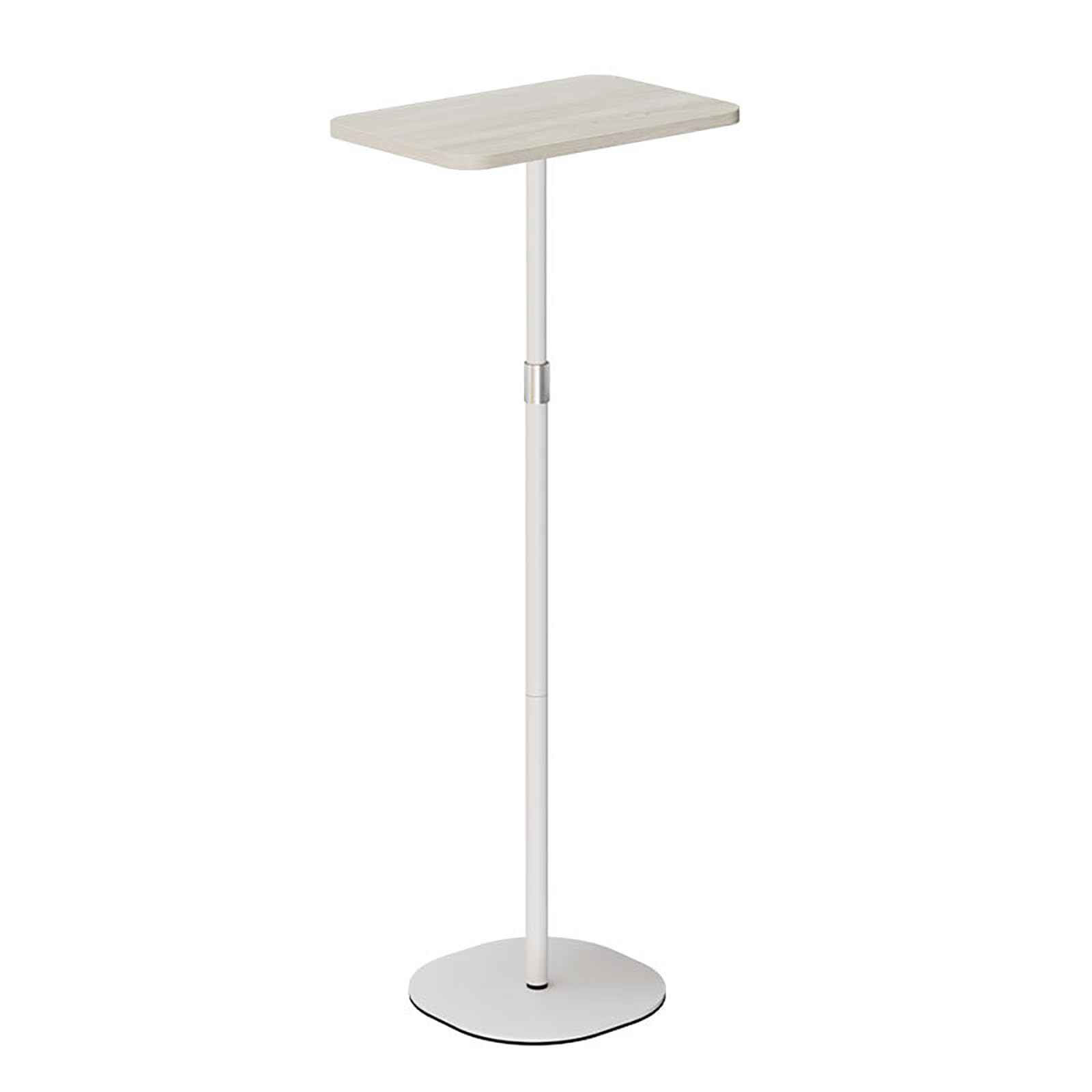 Supporto regolabile per computer portatile, design ergonomico per casa, ufficio, studio, lavoro, altezza regolabile 86-122 cm, struttura in legno e metallo