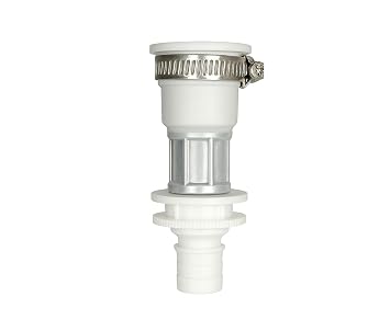 Siana Tap Adapter Connector Washing Machine Water Inlet Hose Pipe Faucet with Metal Hose Clamp