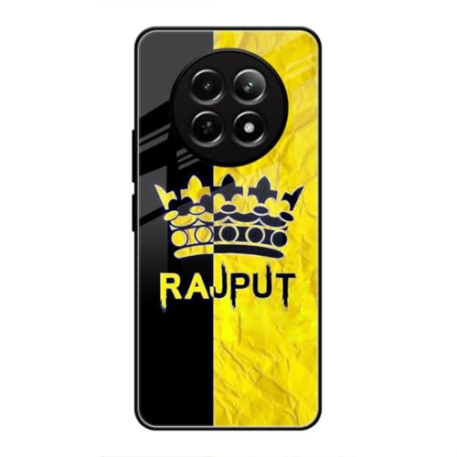 Image of SmashItUp Rajput | Caste Designer Printed TPU Metal Case Mobile Back Cover for Realme 12x / Realme 12 / Realme 13 / Realme C65 / Narzo 70x (5G)