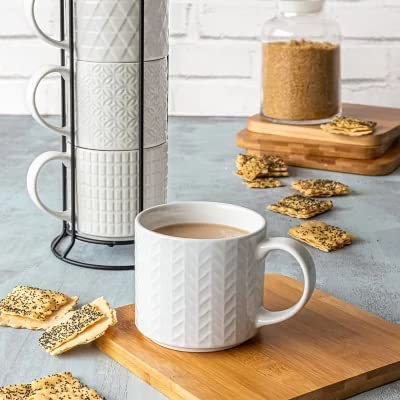 Stackable Mugs (15.5 ounce, Stoneware)