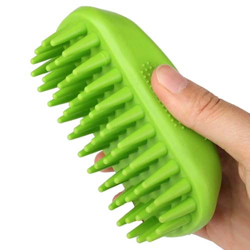 Yintoper Dog Bath Brush, Pet Silicone Shampoo Brush, Rubber Shower
