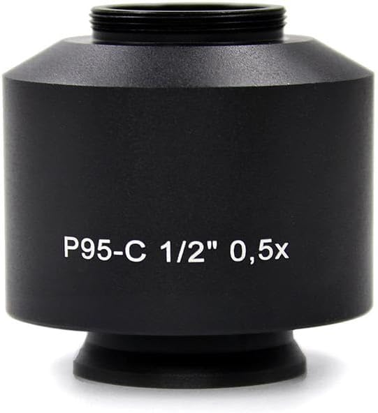 Microscope Kit Focusable 0.5X Standard Microscope Camera C Mount Adapter Compatible for trinocular Microscope Microscope Lens Adapters