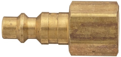 Dixon Valve & Coupling DCP20B Brass Air Chief Industrial Interchange Quick-Connect Air Hose Fitting, Plug, 1/4" Coupling x 1/4" NPT Female - Thumbnail 2
