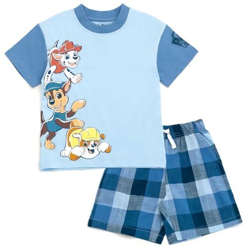 T-shirt et short Paw Patrol pour enfant, la tenue idéale des journées de jeux au parc