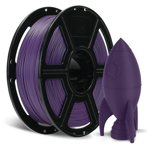 Image of FLASHFORGE Carbon Fiber PETG Filament 1.75mm Iris Purple, Reinforced 3D Printer Filament 1kg, Lightweight & High-Strength PETG-CF Filament, Strong & Easy to Print