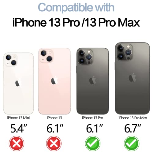 Image of YWXTW [Upgraded Camera Lens Protector for iPhone 13 Pro Max 6.7 Inch /iPhone 13 Pro 6.1 Inch, [Keep Original Camera] [Installation Frame] Tempered Glass Camera Lens Cover, 1 Set