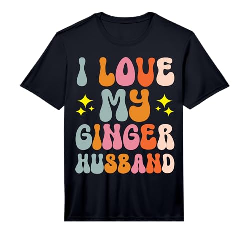 Mens I Love My Ginger Husband Redhead Partner Ginger Man Love Performance T-Shirt