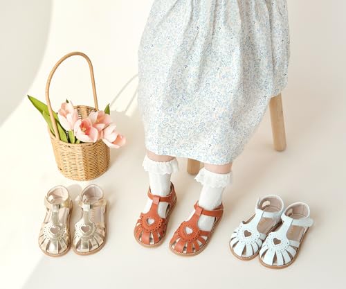 Image of GINFIVE Toddler Girls Sandals Girls Toddler Sandals Little Girls Kids Shoes
