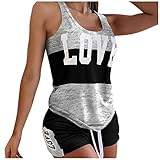 Damen Negligee Baumwolle Freizeit Frauen Sleepwear Set Damen Mit Spitzen Schlafanzug Nachthemd Sport Ärmellos Kurz-Kurzarm-Top Hosensets Pyjama Nachtwäsche Schlafanzüge Pyjama Set