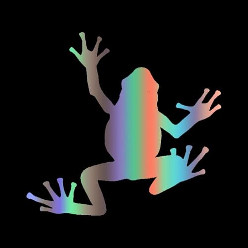 Image of 30104 Various Colors Sizes Frog Walking Upwards car Sticker Vinyl Decal Waterproof Stickers on car Truck