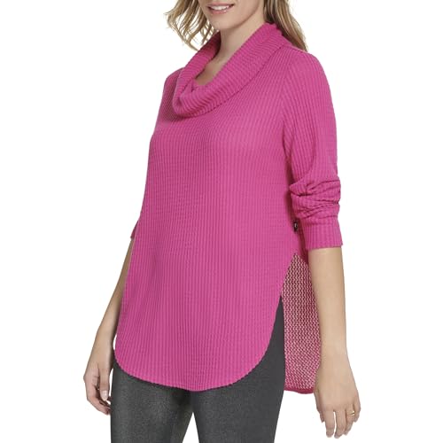 Andrew Marc Women's Long Sleeve Cozy Knit Cowl Neck Top3