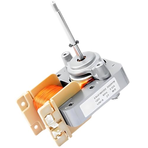 Mekalero Motor de ventilador de convecciones de refrigeración eficiente, horno de refrigeración de bajo ruido para estufa de cocina, funcionamiento suave y silencioso, ventilador permanente