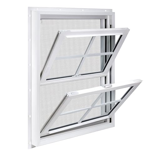 Ventana de vinilo con sistema de drenaje integrado y hojas inclinables COLORPAPA 2