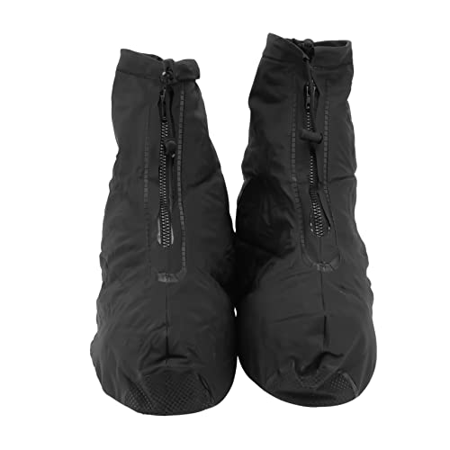 Milisten 1 Par Cubierta del Zapato Botas de Lluvia Zapatos Impermeables Cubre Cubierta de Lluvia Antideslizante para Zapatos Waterproof Shoes slipstops Cubierta de Zapatos de Ciclismo Black