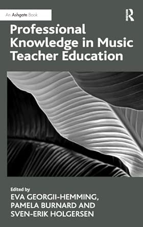 Professional Knowledge in Music Teacher Education book cover